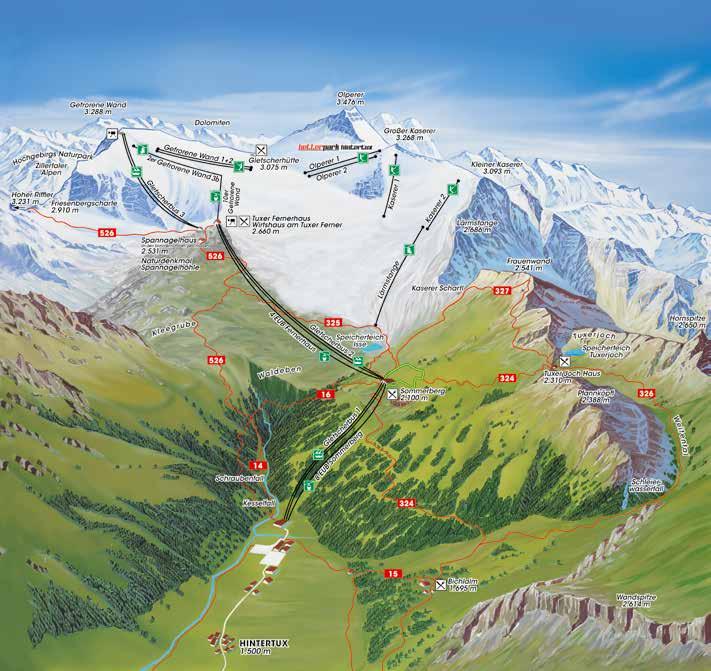 Natur Eis Palast Panoramaterrasse Gletscherwanderung Gletscherflohpark