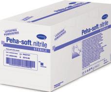 Peha-soft nitrile sterile pf Der sterile, latexfreie Untersuchungs- und Schutzhandschuh aus synthetischem Nitrilkautschuk.