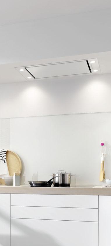Neu: Deckengebläse DA 2806 Ideal auch für Wand-Lösungen Die neue Dunstabzugshaube integriert sich dezent in das Küchenumfeld und sorgt für ein angenehmes Wohnraumklima.