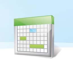 Terminverwaltung Terminierung inklusive Verfügbarkeitsprüfung Übersichtlicher Terminkalender mit verschiedenen Ansichten Direkte Speicherung von Terminen in den Aktivitäten der Kontakte oder Projekte