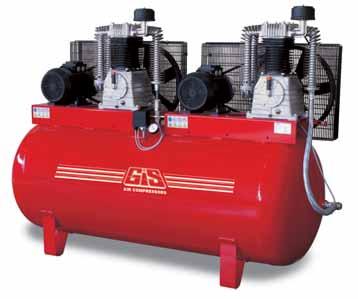 Special voltages on request. All TANDEM compressors are equipped with time-controlled electric control panel according to I.E.C. standards.