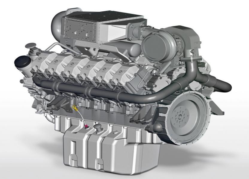 G9512 Erdgas technische Daten Bauart Viertakt-Magermotor Zylinder Zwölfzylinder V12 Aufladung Abgasturbolader mit wassergekühltem Lagergehäuse Gemischkühlung: Zweistufiger Edelstahl-Gemischkühler mit