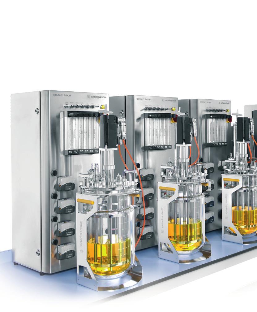 Einleitung BIOSTAT B-DCU auf einen Blick BIOSTAT B-DCU ist ein Fermenter Bioreaktor, der speziell zur Erfüllung der vielfältigen Anforderungen der Prozessoptimierung und -charakterisierung in der