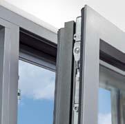 frame + Ein System - vielfältige Anwendungsmöglichkeiten Aluminium-Fenstersystem FRAME + Bautiefe 65 oder 75 mm. U f - Werte variabel bis 1,0 W/m²K.