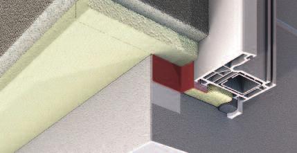 Haftung ist selbst auf nassen Blendrahmen gegeben Für die Abdichtung von Fenster-, Fassaden- und Außentürelementen im Innenbereich (warme Bauwerksseite) Vorwiegend für Neubau (ebene Untergründe) Für