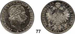 ... Sehr schön 20,- 74 1/4 Gulden 1861 V, Venedig. Frühwald 1536.