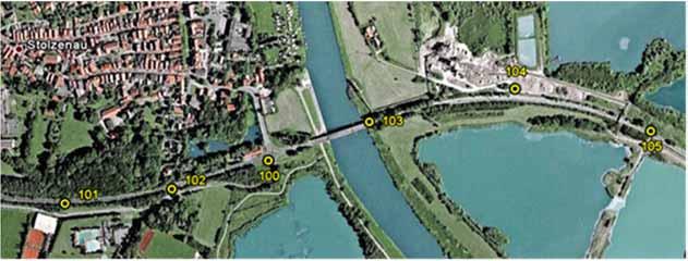 Projekt B215 Stolzenau-Weserbrücke Bestimmung des 3D-Grundlagennetz Pkt-Nr.