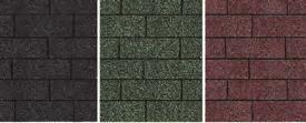 EUR schwarz 55200 39,99 dunkelgrün 64219 39,99 dunkelrot 64221 39,99 K Asymmetrische Dachschindeln 1 Paket ergibt 3qm, erhältlich in den Farben zedernholz und rot