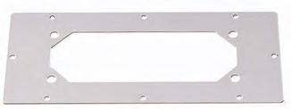 AFA, Adapter-Flanschplatten Wandschränke Zubehör EHTC, Plastik Flanschplatte eschreibung: Passt Flansche des Typs FL der MultiMount- Standard-Flanschöffnung
