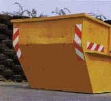 Verkehrszeichen und Zubehör 128 Produkte und Systeme für den Straßenraum Warnmarkierungen Container-Warnmarkierung Container und Wechselbehälter müssen mit Warnstreifen aus Folie Typ 2 nach DIN 675