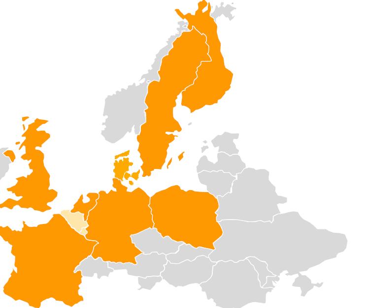 Beispiel Vattenfall, Deutschland Einer der größten Elektrizitätsunternehmen Europas und der größte Wärmelieferant Kernmärkte: Skandinavien,