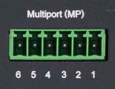 2 Multiport-Anschluss Pin Steckerbelegung 1 Analogeingang (0-10 V, max.