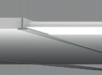 Sidelite Quad ECO 300 300 ➀ Leuchte mit Zubehör Einbaurahmen Luminaire with mounting frame ➁