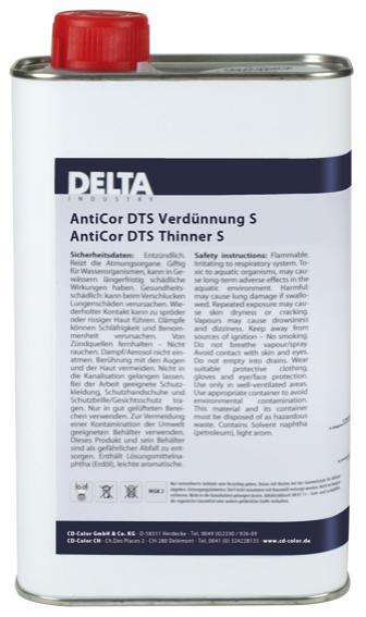 Zugabe zum Produkt DELTA AntiCor DTS 2K- Matt / Alubasen 1* und 2* DELTA AntiCor DTS Verdünnung S