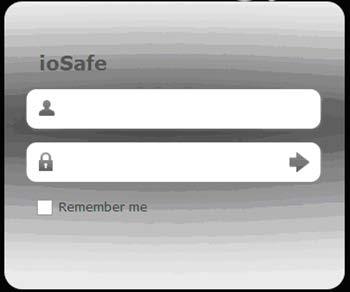 admin user name: admin password: 7 Ihr iosafe 216 ist jetzt betriebsbereit. Weitere Informationen bzw. Online-Ressourcen für Ihren iosafe 216 finden Sie unter www.iosafe.com. Hinweis: 1.