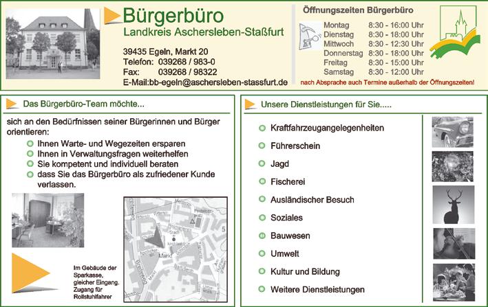02. Oktober 2007 Kartoffelfeuer Förderverein Wasserburg oberer Burghof 19:00 Uhr Egeln e.v. 03. Oktober 2007 Kaffeeklatsch Seniorenzentrum Egeln Pestalozziplatz 1 15:00 Uhr 06.