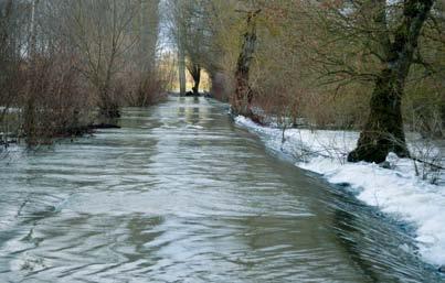 Landschaft des Jahres Freizeitsportler auf dem Großen Bärensee Hochwasser an der Rauhkehl te Friedrich von Fleckenstein das Gebiet.