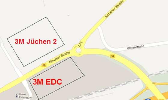 EDC Juechen Seite 5 von 5 6. Adressen und Kontaktdaten der Standorte 3M Deutschland GmbH European Distribution Center (EDC) Neusser Str. 200 D-41363 Jüchen Tel.
