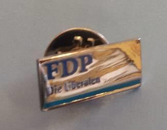 FDP Pin, Weichemaille mit Schmetterlingsverschluss,