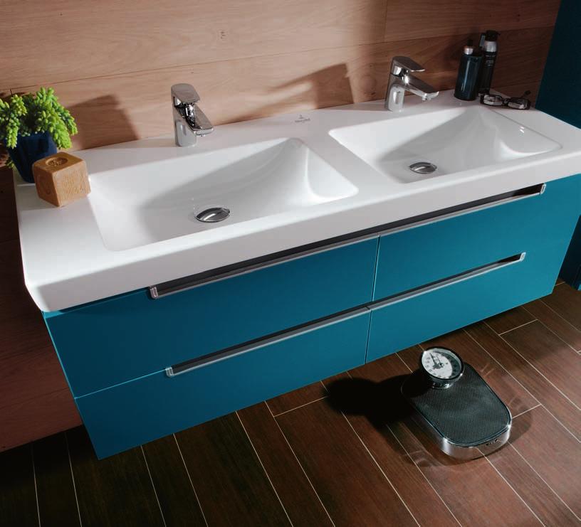 Schrankwaschtisch Vanity washbasin Subway Klares Design sorgt für klare Verhältnisse. SUBWAY ist puristisch und modern.
