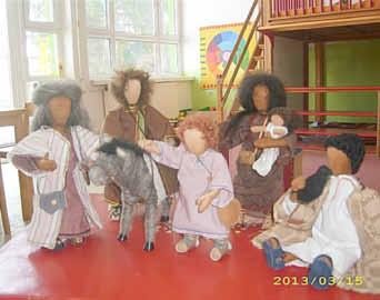 Nr. 03/2013 23 Loitz P.S. In einem Weiterbildungskurs haben wir Erzieherinnen biblische Erzählfiguren hergestellt, die wir für unsere relegionspädagogische Arbeit mit den Kindern nutzen werden.