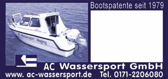 Volkshochschule Burghausen-Burgkirchen 126 Segeln Theoriekurse für Sportboot-Führerscheine AC Wassersport GmbH HINWEIS zu den Kursen 632017-632417: Bitte bringen Sie wenn möglich ein Passfoto und