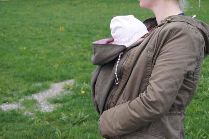 17 Kursleitung: Stephanie Kopp Kursgebühr: 35 pro Kurs (2 Termine), ohne Material In unseren Kursen Baby, Kind und Ich können Sie auch die tolle Jackenerweiterung für die Babytrage nähen: