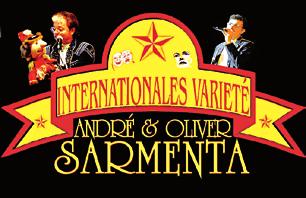 Theater 6 Internationales Varieté André & Oliver Sarmenta Sein Humor, seine Ausstrahlung, energiegeladene Bühnenpräsenz und seine Erfahrung in der Showbranche begeistern auch heute restlos das