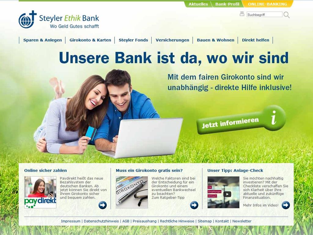 Erstanmeldung zum Online-Banking Sie erhalten für die Erstlegitimation eine kundenindividuelle, nicht reproduzierbare Start- PIN.