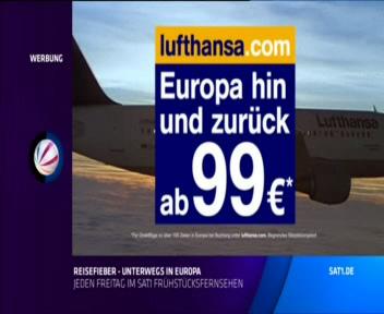 an die Rubrik Reisefieber Unterwegs n Europa war ebenfalls von der Lufthansa.