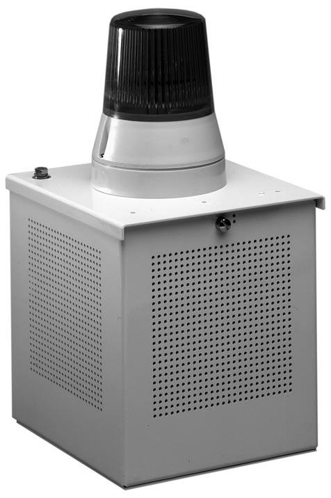 Signalgeber-Kombinationen Signalgeber-Kombination SEVS/G Elektronische Außensirene, eingebaut in Aluminium-Schutzgehäuse. Abmessungen H x B x T: 202 x 180 x 200 mm + akust.