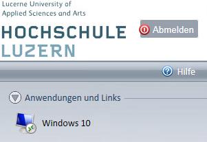 Im nachfolgenden Beispiel wird gezeigt, wie MFA beim Zugriff auf VDI (Virtual Desktop Infrastructure) verwendet wird. Beim Zugriff auf https://vdi.hslu.