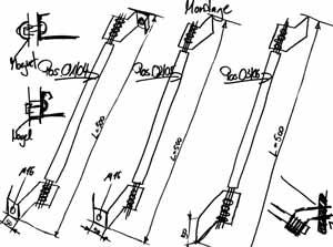 Kabellänge variabel (Standard: 3 mm, andere Längen auf Anfrage) Übergang Kabel - Presskabelschuh mit Korrosionsschutz Einbaubeispiele siehe Zeichnung Seite 8 24 h
