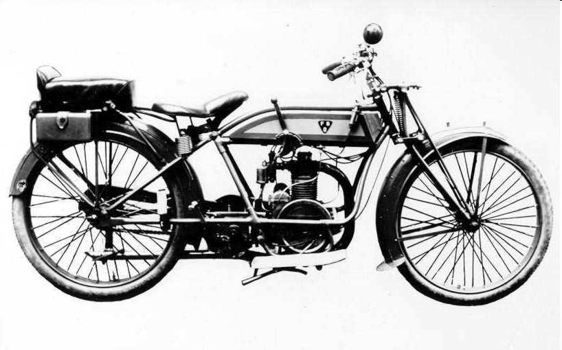 Columbus Motor (Bücker Motorrad) Quelle: MO Fahrrad Motoren GNOM,1919
