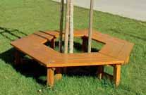 Das Holz dient als angenehme Sitzfläche, und Beton schafft unverwüstlichen Bestand. Romantisches Sitzen bieten wir mit unseren Rundum Bänken.