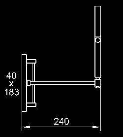 sichtbaren Schrauben Secure Mounting Separate mounting bracket Increased stability Theft proof - no visible screws Plain and