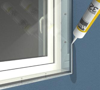 Zertifiziertes druckwasserdichtes Fenster-Vorsatzscheibensystem aus Acryl.