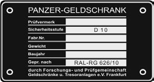 VdS 3134-1: 2010-11 (01) Wertbehältnisse und Tresoranlagen.