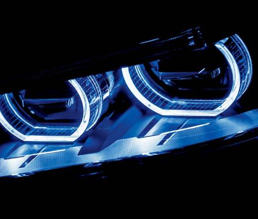 20 SGL group geschäftsbericht Weit geleuchtet LEDs sind aus dem Automobilbereich nicht wegzudenken. Die LED-Technologie entwickelt sich täglich weiter.