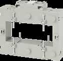 Stromwandler Aufsteckstromwandler 1-phasig Typen CTD 12H CTD 12V Die Stromwandler entsprechen der EN60044-1, Genauigkeitsklasse 0,5. Fixierschrauben, 2-fach Schraubklemmen für bis zu 8 Adern.