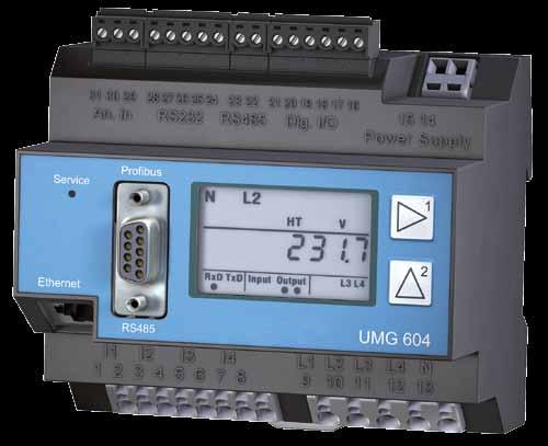 7 Hochleistungs-Netzanalysator Type: UMG 604!