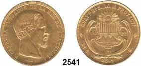 AUSLÄNDISCHE MÜNZEN 109 Guatemala 2541 16 Pesos 1869 R (23,65g FEIN) GOLD KM 188 Fb.39...ss-vz 750,- Guinea - Bissau 2542 50 Centavos 1933 KM 4.