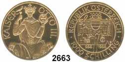 .. PP** 240,- 2664 Holzetui mit 14 Münzen 1000 Jahrfeier Österreichs 100 Schilling Silber (8); 500 Schilling GOLD (8g FEIN/ 3x) und 1000 Schilling GOLD (16g FEIN/ 3x) Goldmünzen zus.72g FEIN... PP** 1.