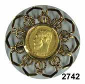 .. ss+* 80,- 2741 5 Rubel 1898 (3,87g FEIN) GOLD Y 62 Fb.162... ss+* 80,- 2742 5 Rubel 1899 (3,87g FEIN) GOLD Y 62 Fb.162 In dekorativer Gelbgoldfassung (585) Münze und Fassung. zus.8,64 Gramm.