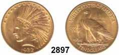 .. ss-vz* 320,- 2889 10 Dollars 1912 (15,04g FEIN) GOLD KM 130 Fb.166.