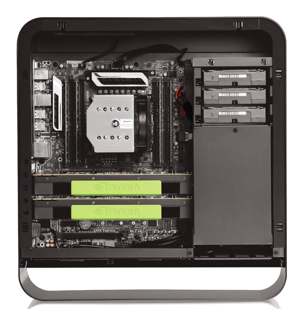 Innenansicht Intel Xeon E5 / Core i7 Prozessor DDR4 Speichermodule