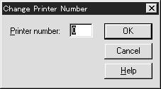 Wechseln Sie wieder zum Bildschirm in Schritt, und klicken Sie auf die Schaltfläche Druckernummer, um eine Druckernummer zwischen 0 und 25 festzulegen. 1.