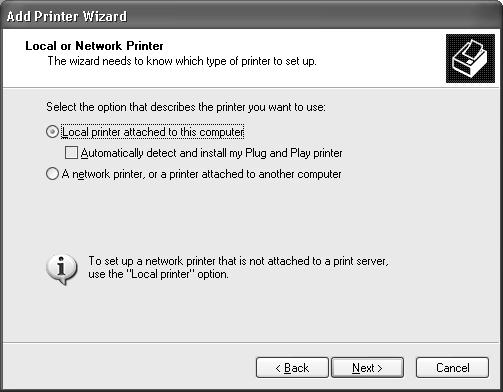 LPR-Druck Hinweis: Diese Vorgänge für die Konfiguration gelten nicht für EpsonNet Direct Print.