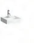 nascosto Washbasin, shelf right, with special hidden outlet 81533.