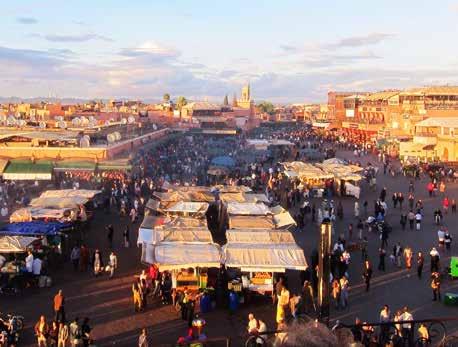 Die wichtigsten 7 Tipps für das Rahmenprogramm in Marrakesch: 1. Die Medina, ein Spät-Nachmittagsprogramm.